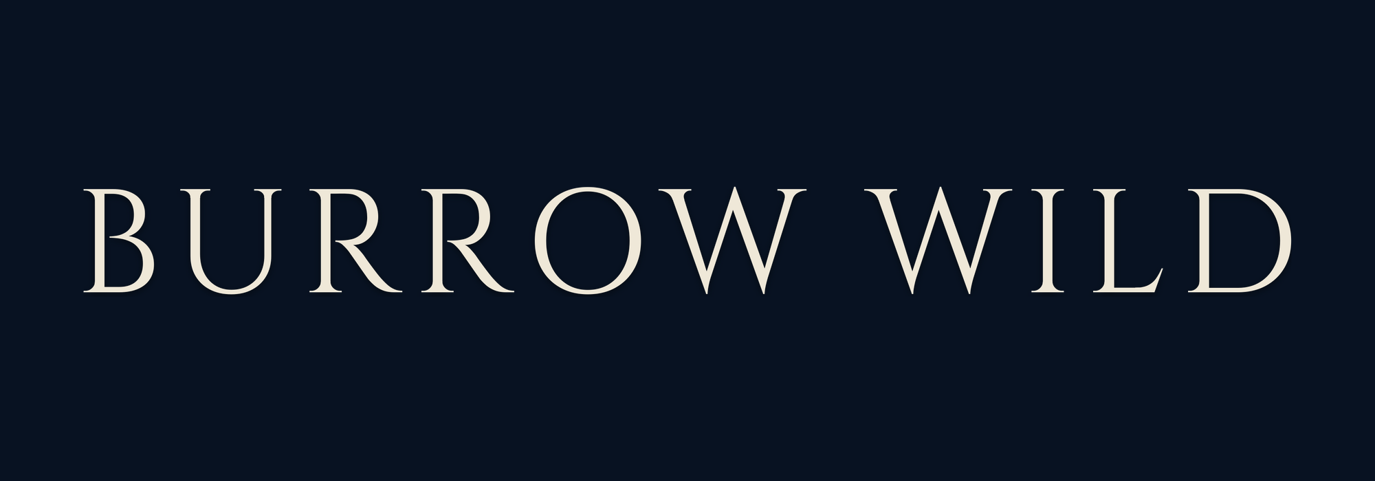 Burrow Wild wordmark